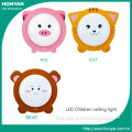 Pink led ceiling light for children with 20w warm light